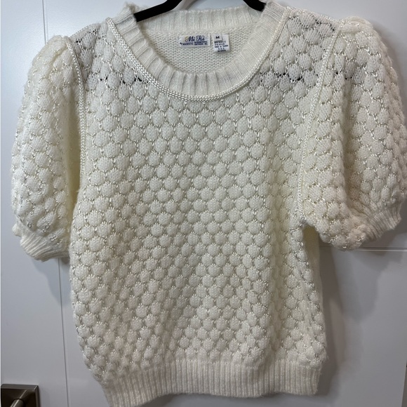 Majestic Ivory Textured Knit Sweater - Picture 1 of 5
